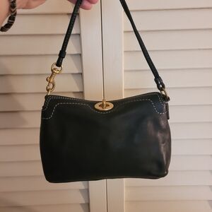 Vintage Coach Mini Turnlock Black